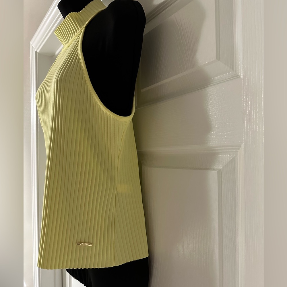 Marc New York. Andrew Marc High Neck Lemon Meringue Yellow Top. NWT!
Size: M - Picture 13 of 15